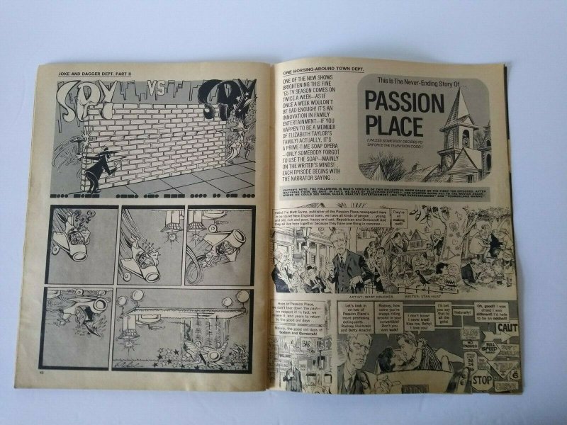 MAD Magazine June 1965 Issue No 95 Peyton Place TV Show Parody Passion Place