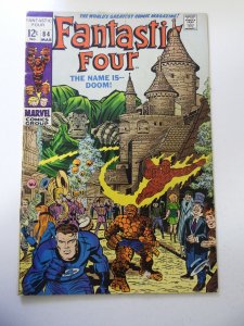 Fantastic Four #84 (1969) VG Condition 1 tear fc