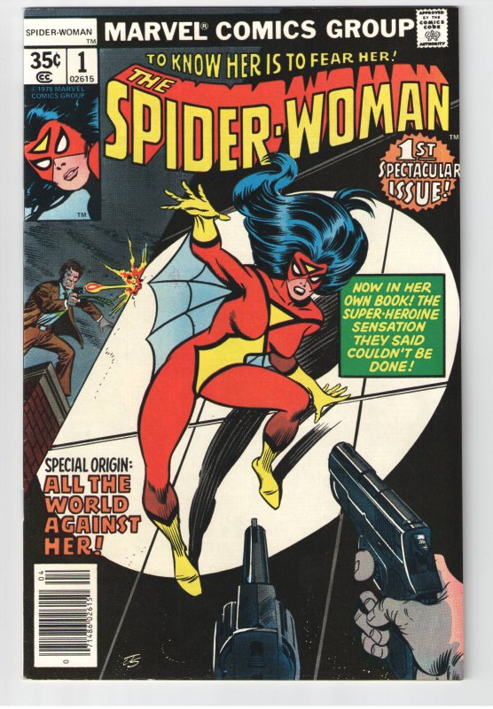 SPIDERWOMAN #1(1978)  NM 9.2;ORIGIN;NEW COSTUME;JESSICA DREW