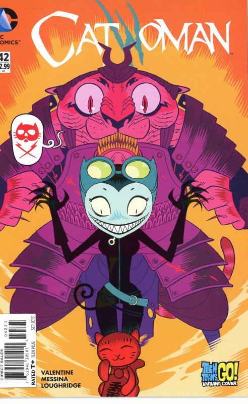 Catwoman 42 Teen Titans Go! Variant  9.0 (our highest grade)