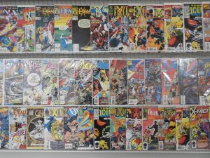 Huge Lot of 120 Comics W/ X-Factor, Excalibur, Iron Man, Spidey+ Avg VF- Cond!!