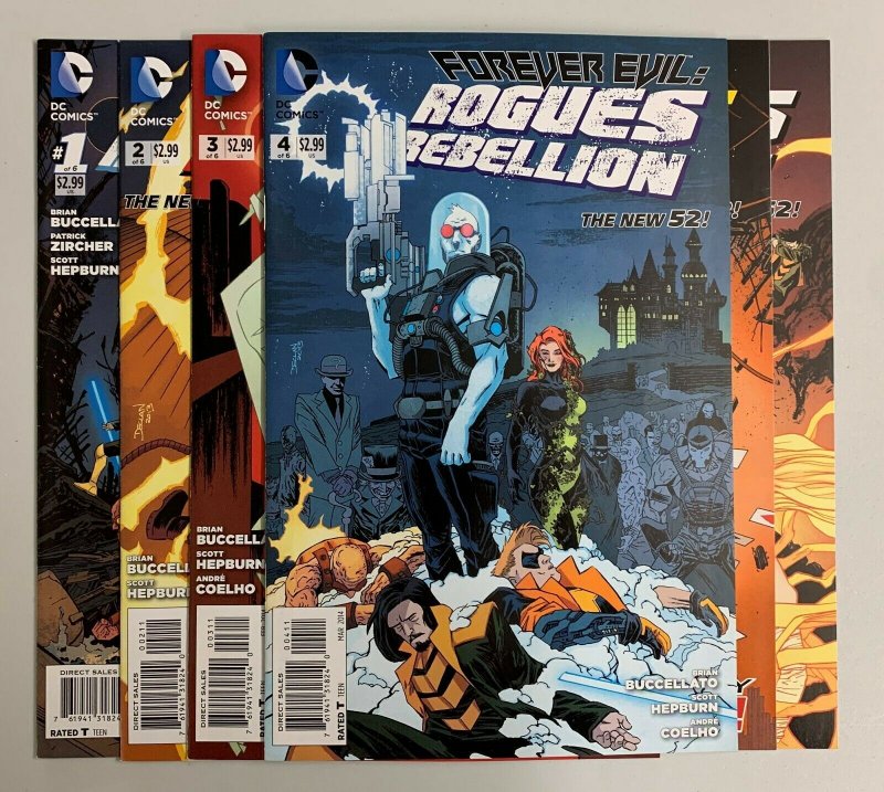 Forever Evil Rogues Rebellion #1-6 Set (DC 2013) Brian Buccellato (8.5+) 