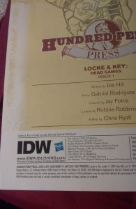 Locke & Key: Head Games #1 Hundred Penny Press Cover (2014)