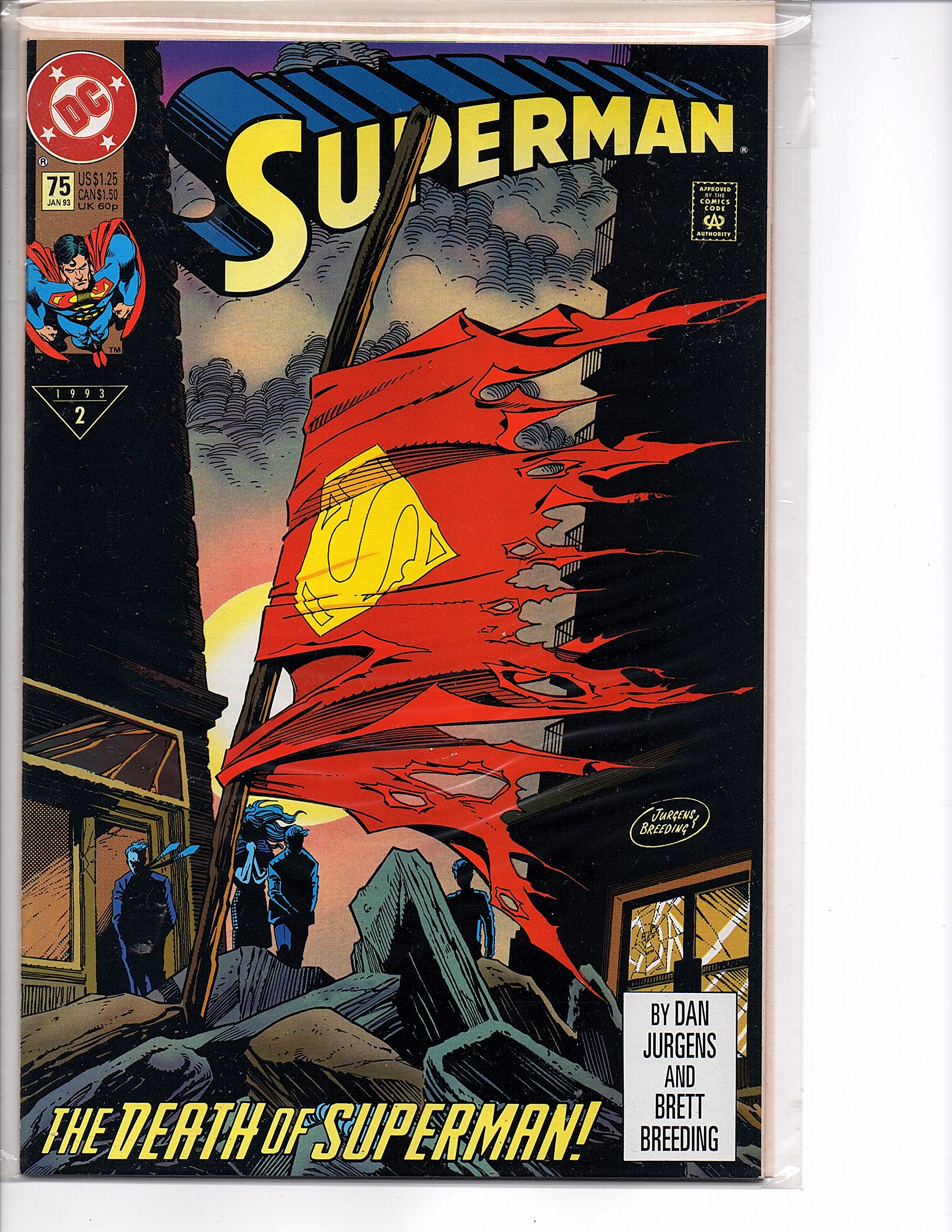 download the death and return of superman comic