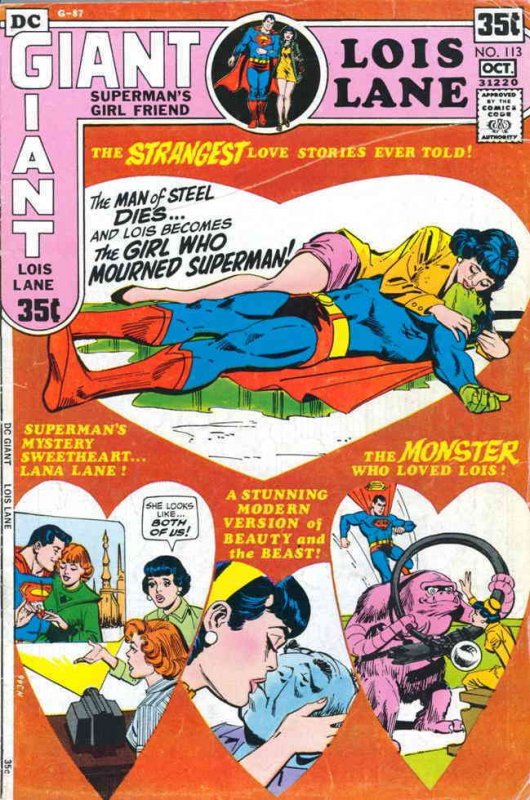 Superman's Girl Friend Lois Lane #113 VG ; DC | low grade comic Giant G-87 Stran