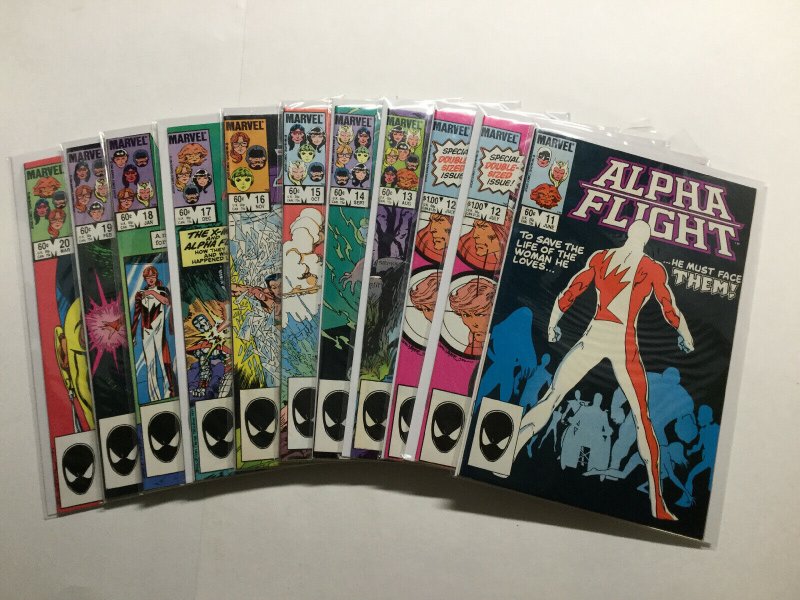 Alpha Flight 1-32 33-48 50 51 Annual Lot Run Set Fine/Very Fine Fn/Vf 7.0 Marvel