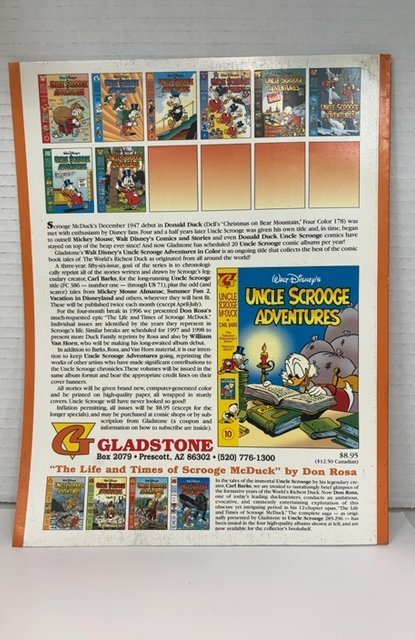 Walt Disney's Uncle Scrooge Adventures In Color #9 (1996)