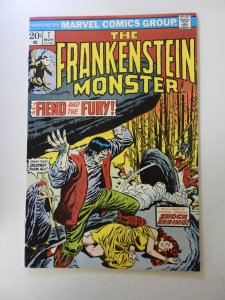 The Frankenstein Monster #7 (1973) VG+ bottom staple detached from cover