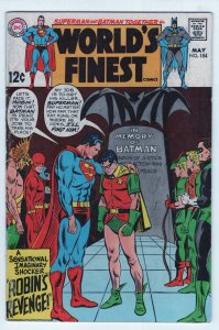 WORLD’S FINEST COMICS #184 - 4.0- WP - Superman - Batman - J’onn J'onzz