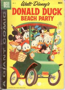 DONALD DUCK BEACH PARTY (1954-1959 DELL GIANT) 5 G-VG COMICS BOOK