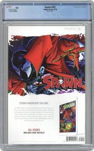 Spawn 261 Image 2016 CGC 9.8 Cvr B Sandoval B&W Sketch Variant Top Census Grade