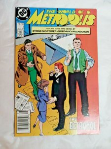 THE WORLD OF METROPOLIS # 1 - 1988 DC COMICS THE BETRAYAL VF NM