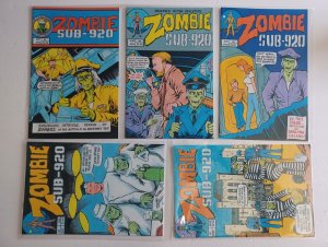 Zombie Sub-920 #1-10 (10 books) - military horror - Exeter Comic - VF/NM