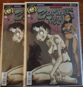 Zombie Tramp #37 (2017) NM Mendoza Variant Set, standard and risque