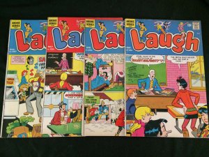 LAUGH #251, 253, 254, 257 VG+ Condition