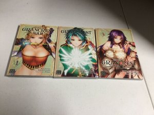 Record Of The Grancrest War Volumes 1 2 3 Manga Lot