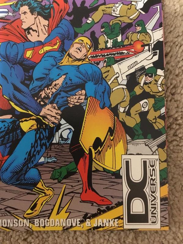 DC Superman The Man Of Steel 34 DC Universe Logo Variant * RARE *