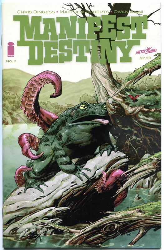 MANIFEST DESTINY #7, NM, 1st print , Lewis Clark trek expedition, Monsters, Oct