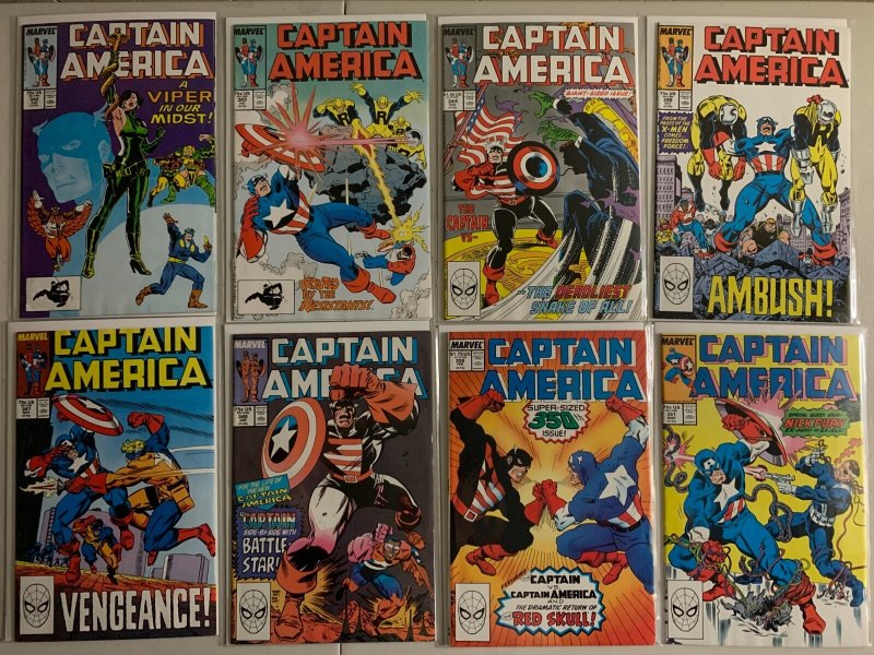 Captain America lot #331-380 + Annual Direct Marvel (avg 7.0) 42 diff (1987-'90)