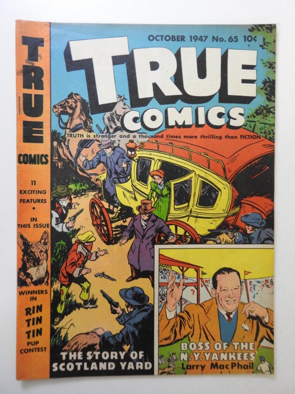 True Comics #65 (1947) VG Condition! 1 in tear bc