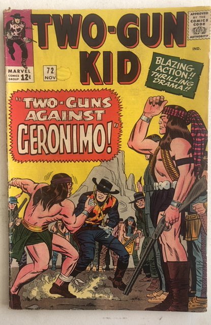 Two-Gun Kid #72 (1964)distinctive Kirby cover,ayers,Lee! The Usual Suspects!