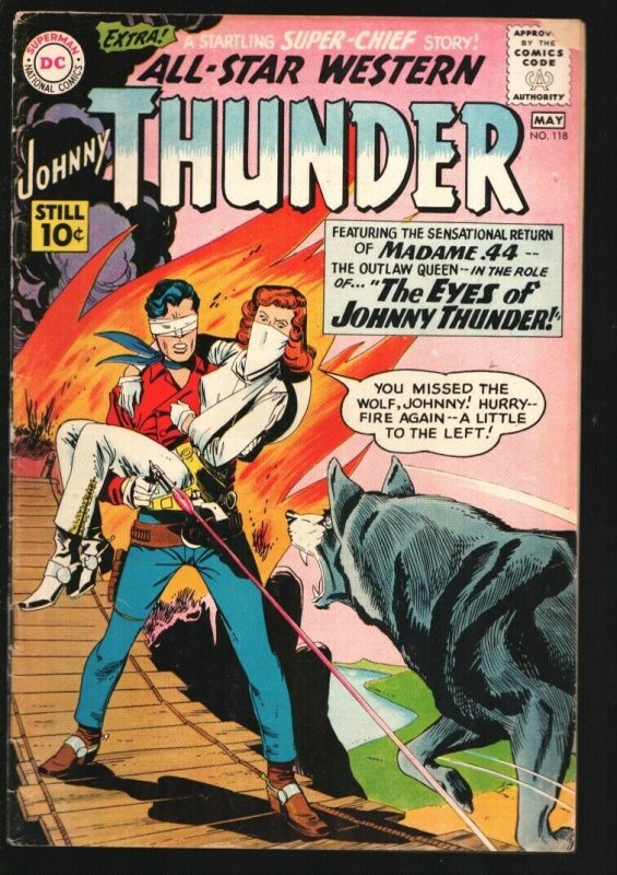 All-Star Western #118 1961 - Johnny Thunder -Super-Chief-Carmine Infantino-VG-