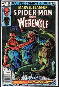 Marvel Team-Up #93 (1980) Werewolf by Night [Key Issue]