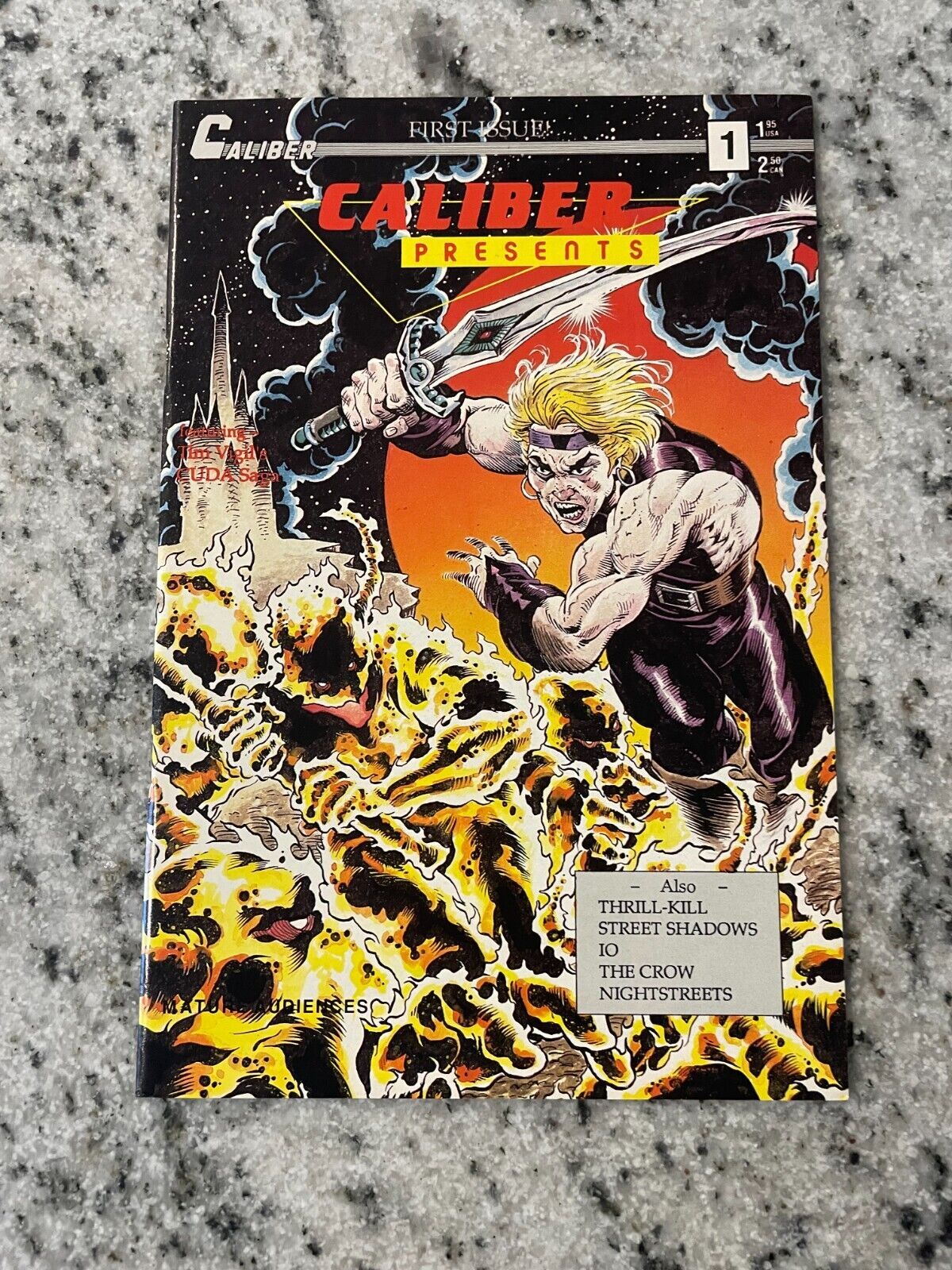 Caliber Presents 1 NM Caliber Press Comic Book 1st The Crow James O'Barr J975 Comic Books