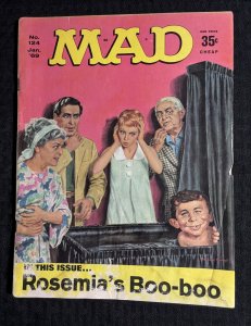 1969 MAD Magazine #124 GD+ 2.5 Alfred E Newman / Rosemary's Baby Parody