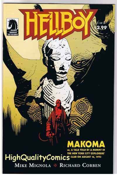 HELLBOY ; MAKOMA #1, Richard Corben, Mike Mignola, NM+, more RC in store