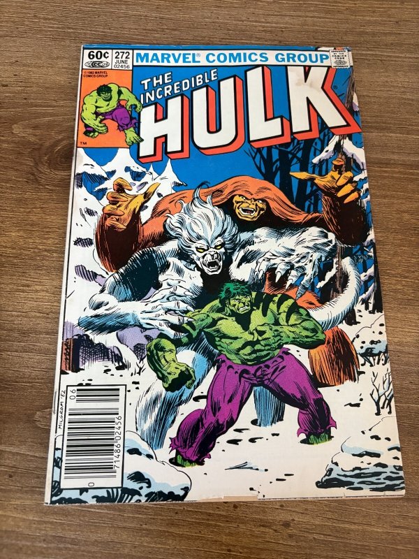 The Incredible Hulk # 272 VG Marvel Comic Book 16 J370