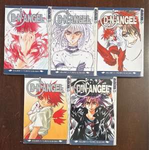 DNAngel Vol 1-5 ENGLISH Manga TPB Lot by Yukiru Sugisaki