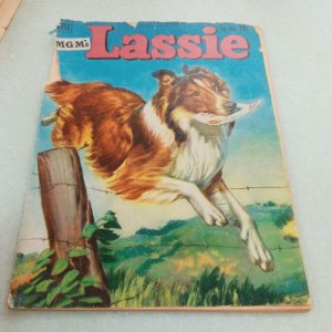 Comic Book Rare Old Dell Golden Age MGM Lassie # 6 1952 10 Cent Comic
