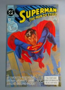 Superman: The Man of Steel #1, VF/NM DC Comics, 1991 JR1