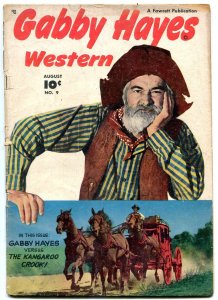 Gabby Hayes Western #9 1949- Young Falcon- Fawcett Golden Age VG