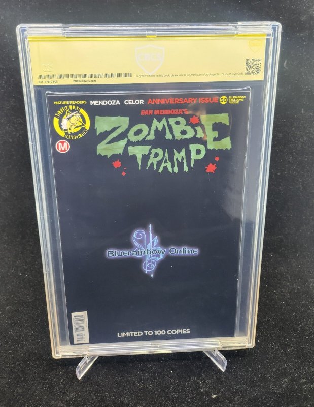 Zombie Tramp #50 - Signed Sorah Suhng/Bluerainbow Virgin Var - CBCS 9.8 - 2018