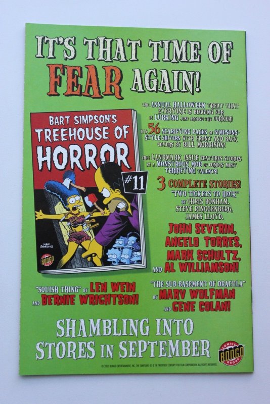 Simpsons Comics #110 (2005) Homer Simpson NM