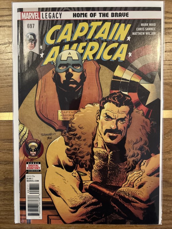 Captain America #695-700 LOT Samnee & Waid Marvel High Grade First Print