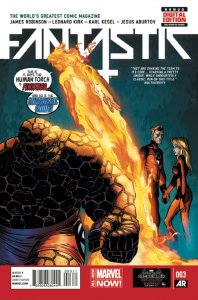 FANTASTIC FOUR (2014) #3 VF+ MARVEL NOW!