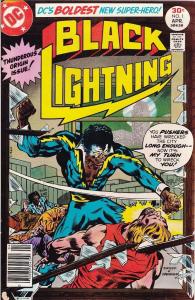 BLACK LIGHTNING #1, VF, Origin, Bronze age, 1977, more DC in store