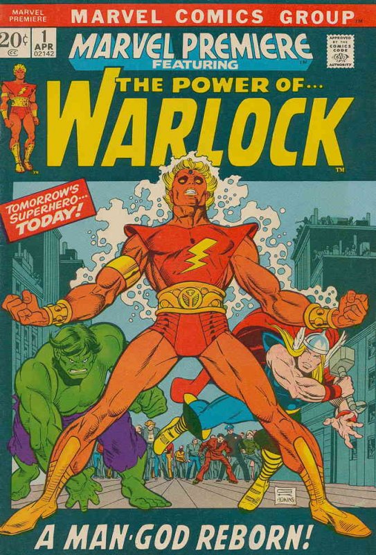 Marvel Premiere #1 VG ; Marvel | low grade comic Warlock