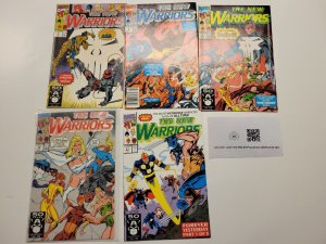 5 New Warriors Marvel Comic Books #7 8 9 10 11 14 TJ3