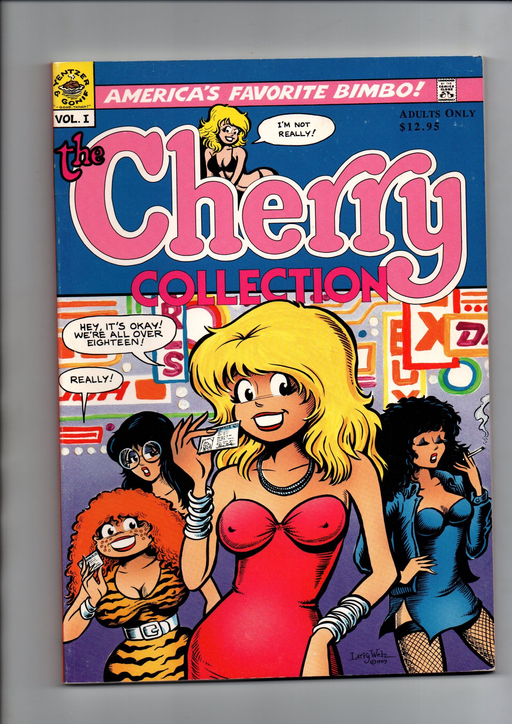 Cherry Collection Volume TPB Larry Welz NM Comic Books Copper Age Last Gasp