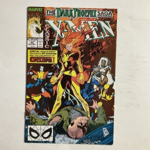 Classic X-Men 42 1989 Signed by Steve Lightle Marvel FN fine 6.0