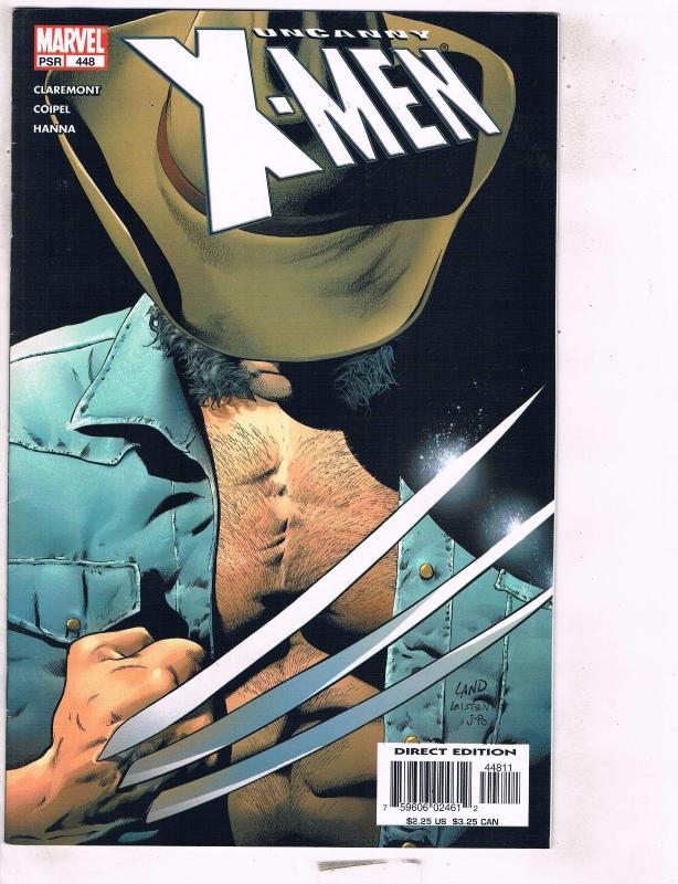 6 Uncanny X-Men Marvel Comic Books # 442 443 444 446 447 448 Wolverine RC10