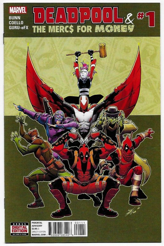 Deadpool & The Mercs For Money #1 (Marvel, 2016) NM