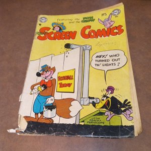 REAL SCREEN COMICS #68 1953 DC CARTOON golden age fox and crow funny animal kids