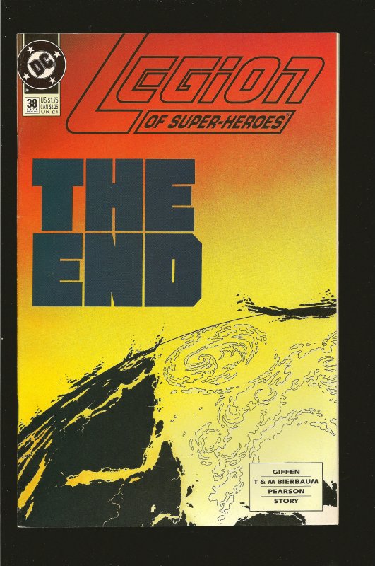DC Comics Legion of Superheroes The End No 38 December 1992
