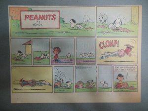 Peanuts Sunday Page by Charles Schulz from 5/21/1961 Size: ~11 x 15 inches 