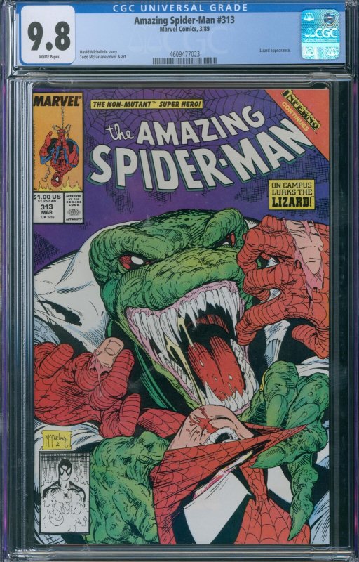 Amazing Spider-Man #313 CGC 9.8 - 1989